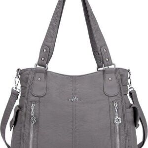 Handbags for Womens Top-Handle Hobo Purse Roomy Casual Shoulder Bags PU Tote Sat